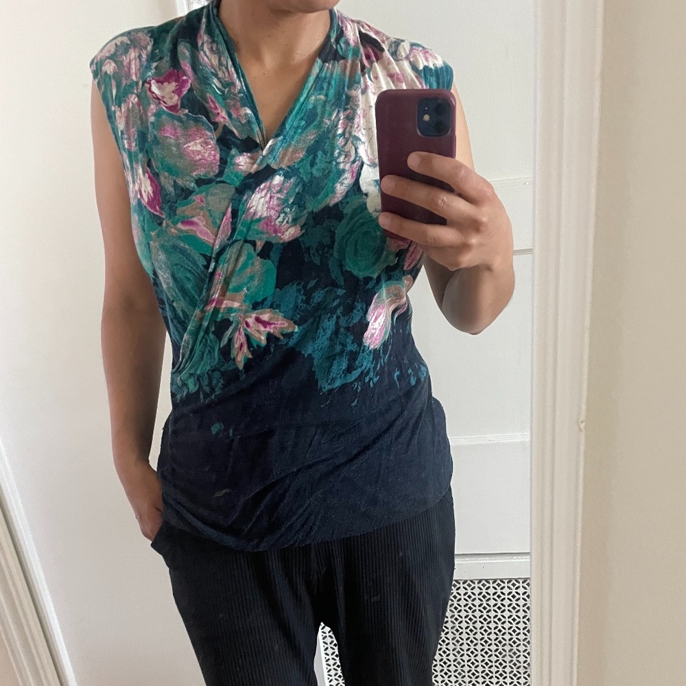 Impressionist Crossover Maeve Anthropologie top